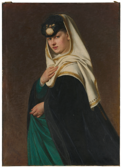 Portrait de femme, 1869, R. Max Seemann