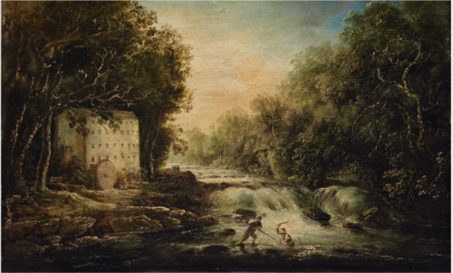 A View of the Salmon Leap, Leixlip, , William Sadler