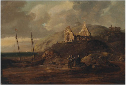 A View of Howth Abbey, , William Sadler