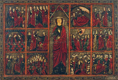 Panel of Saint Ursula, 1300, 