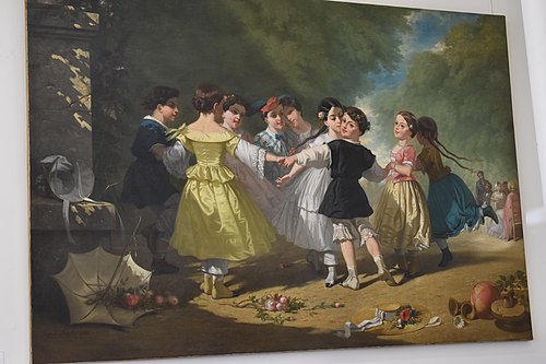 La ronde d'enfants, 1900, Pierre Eugène Lacoste
