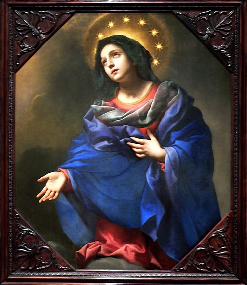 Madonna in Glory, 1670, Carlo Dolci