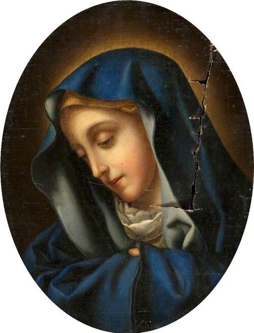 Head of the Virgin, 1823, Carlo Dolci