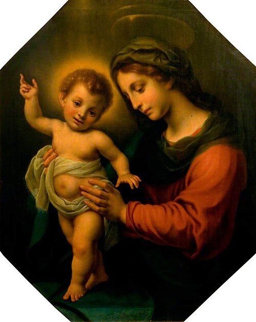 The Virgin Holding the Standing Infant, , Carlo Dolci
