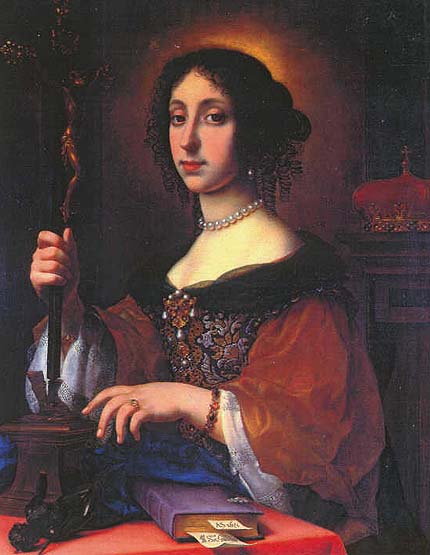 Ritratto dell'Arciduchessa Claudia come Galla Placidia, 1675, Carlo Dolci