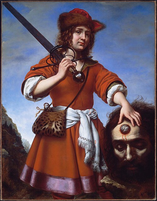 David with the Head of Goliath, 1680, Carlo Dolci