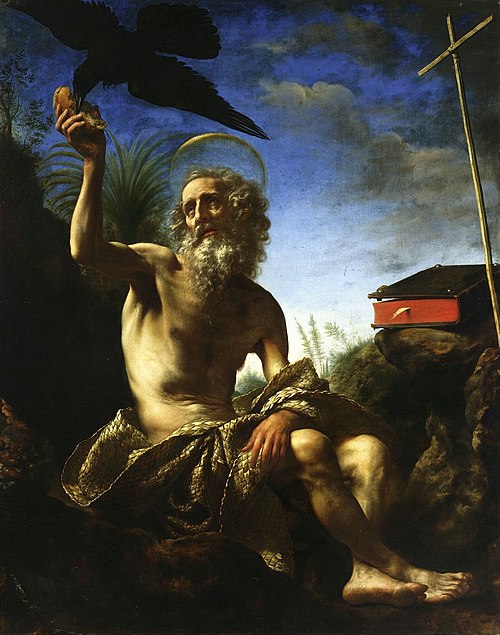 Saint Paul l'Ermite., 1640, Carlo Dolci