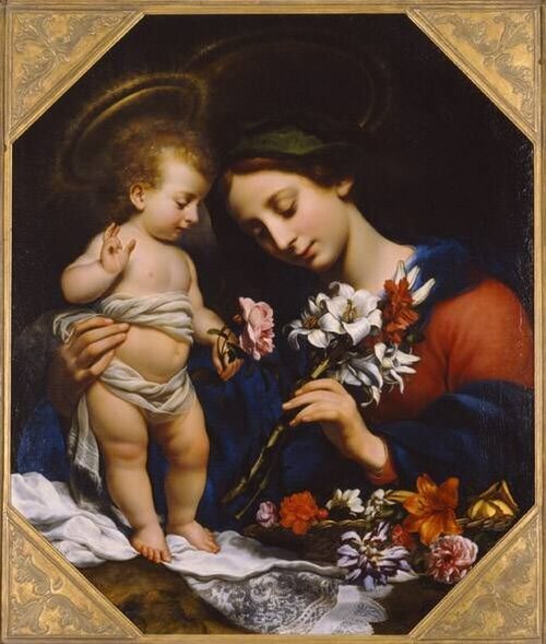 Madonna mit der Lilie, 1649, Carlo Dolci