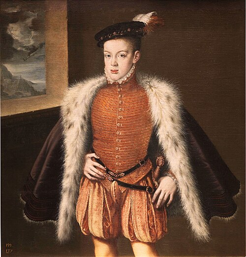 Prince Don Carlos, 1555, Alonso Sánchez Coello