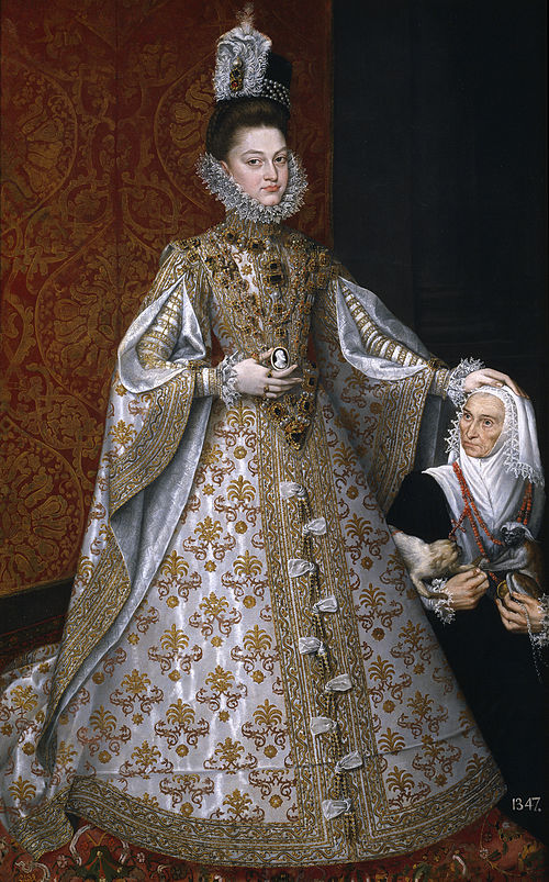 The Infanta Isabel Clara Eugenia and Magdalena Ruiz, 1585, Alonso Sánchez Coello