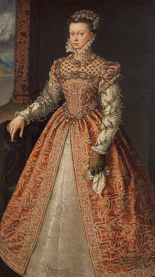Portrait of Elisabeth of Valois (1545-1568), Queen of Spain, 1560, Alonso Sánchez Coello