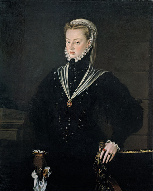 Portrait of Juana of Austria, Princess of Portugal, 1557, Alonso Sánchez Coello