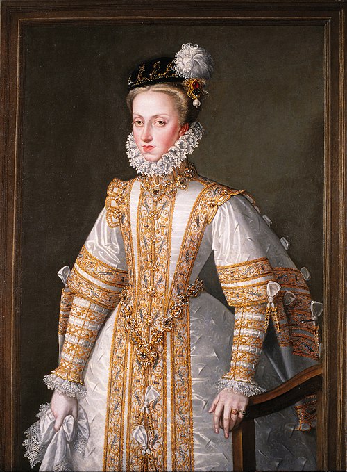 Anne of Austria, Queen of Spain, 1571, Alonso Sánchez Coello