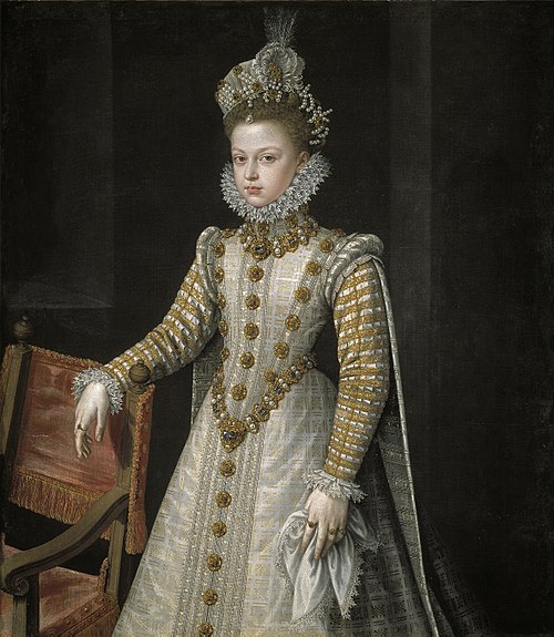 Infanta Isabel Clara Eugenia, 1577, Alonso Sánchez Coello