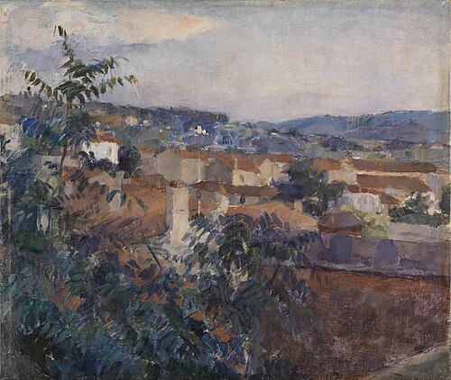 Landschaft bei St.Tropez, 1911, Hans Sutter