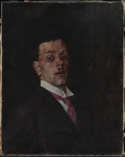 Selbstbildnis, 1910, Hans Sutter