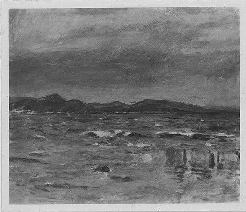 Küste bei St. Tropez, 1911, Hans Sutter