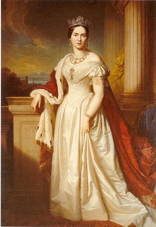Pauline Therese of Württemberg (1800-1873), Queen of Württemberg, 1850, Georg Friedrich Erhardt