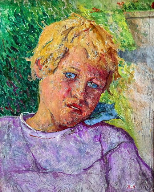 Portrait d'un jeune berger, 1900, Bernard-Joseph Artigue