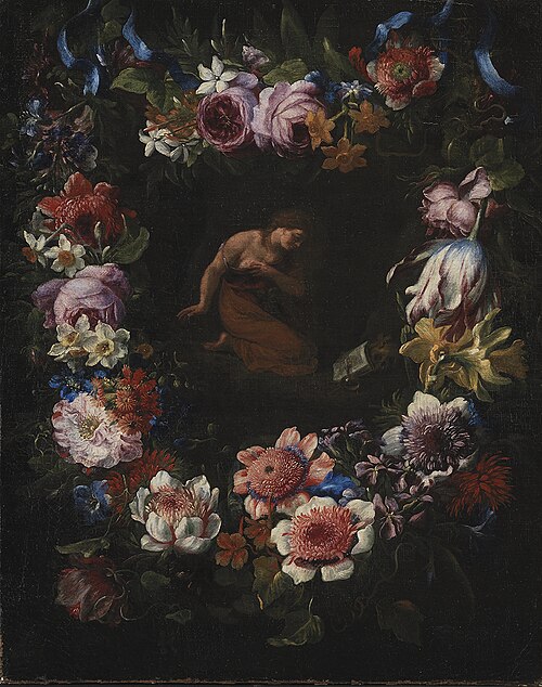 A Wreath of Flowers, 1681, Karel Vogelaer