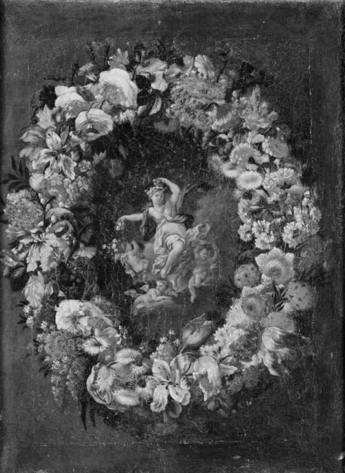 Garland with Flora, 1681, Karel Vogelaer