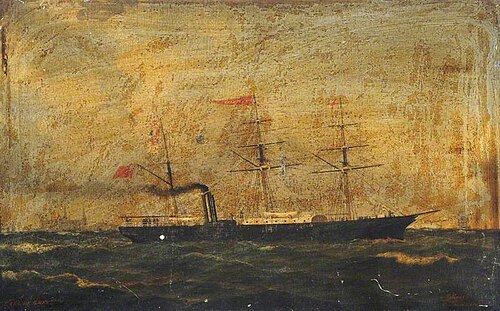 SS 'Earl de Grey', 1864, Carl Emil Baagöe