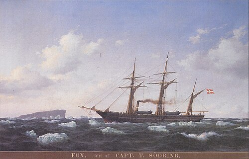 Fox. Ført af Capt. T. Södring, 1860, Carl Emil Baagöe