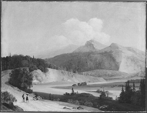 Breites Flusstal, Morgen, 1809, Carl Conjola
