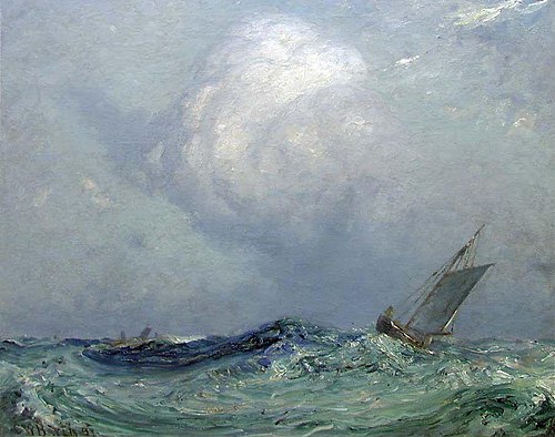 Seascape, 1897, Carl Wilhelm Bøckmann Barth