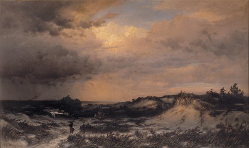 Sand Dunes: Coney Island, 1908, Carleton Wiggins