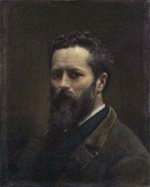 Zelfportret op 50-jarige leeftijd, 1889, Otto Eerelman