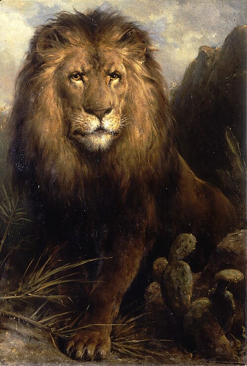 Abessynische leeuw, 1914, Otto Eerelman