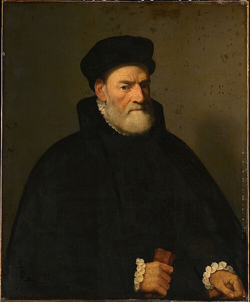 Portrait of an Old Man, probably Vercellino Olivazzi, Senator from Bergamo, 1564, Giovanni Battista Moroni