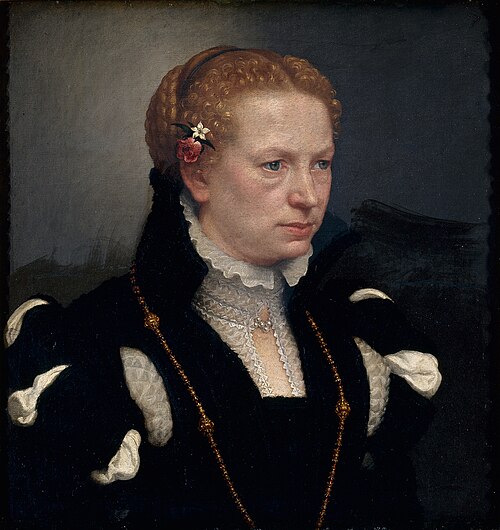 Portrait de Luisa Vertova Agosti, 1550, Giovanni Battista Moroni