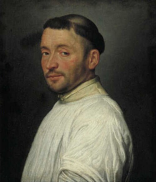 Portrait of a Camaldulense friar, 1560, Giovanni Battista Moroni