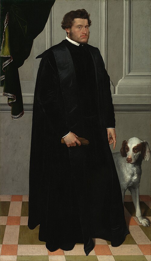 Portrait of Ludovico Madruzzo, 1550, Giovanni Battista Moroni