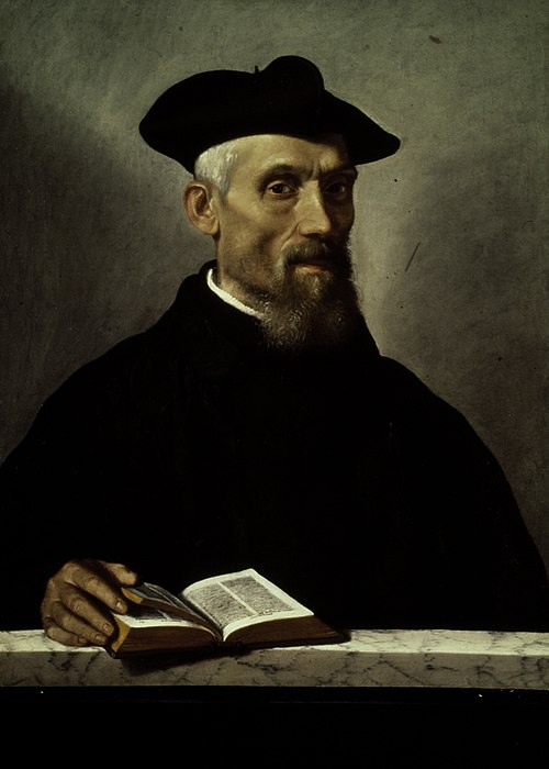 Portrait of an Ecclesiastic, 1550, Giovanni Battista Moroni