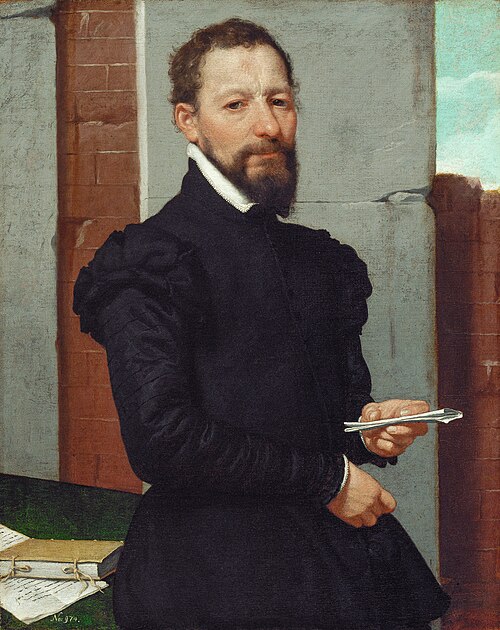The Orator Giovan Pietro Maffeis (?) (1533-1603), 1563, Giovanni Battista Moroni