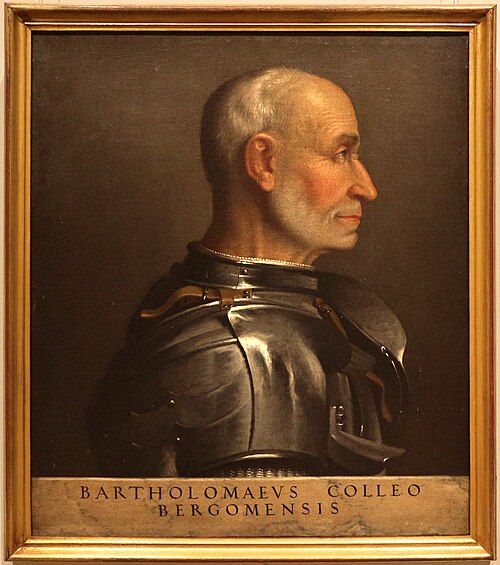 portrait of Bartolomeo Colleoni, 1565, Giovanni Battista Moroni