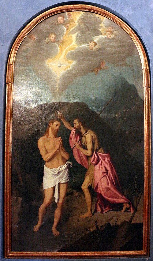 Baptism of Christ, , Giovanni Battista Moroni