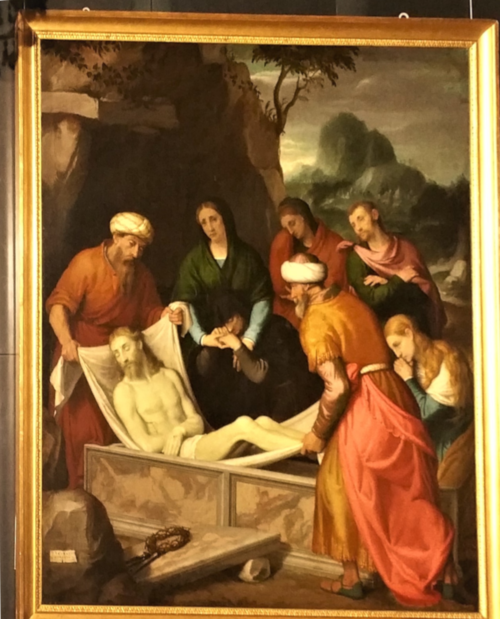 Deposizione di Cristo nel sepolcro, 1566, Giovanni Battista Moroni