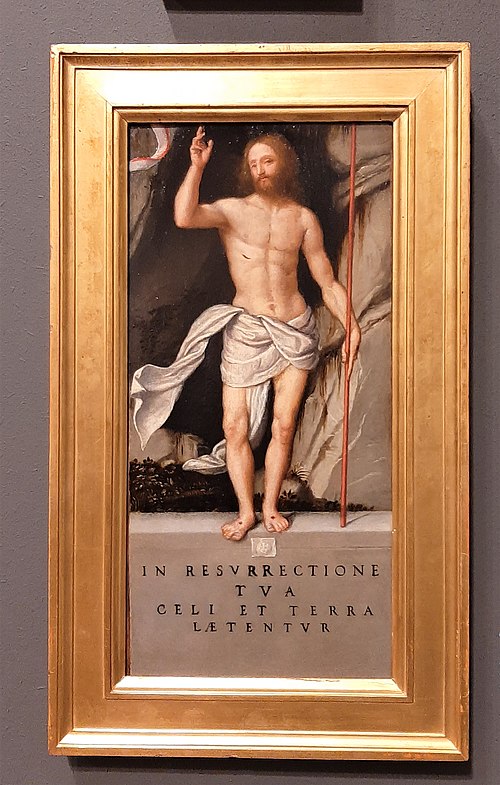 Cristo Risorto, 1548, Giovanni Battista Moroni