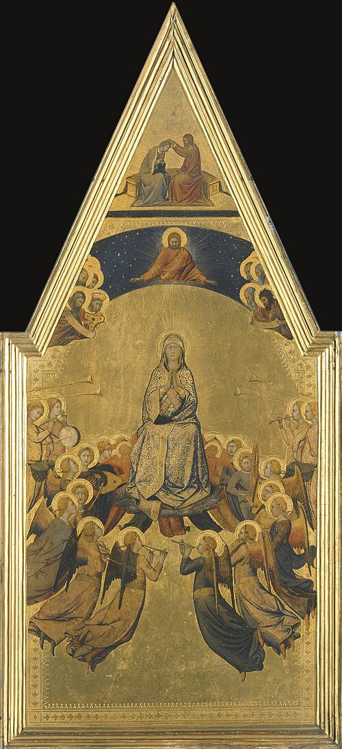 Die Himmelfahrt Mariae, 1340, Lippo Memmi