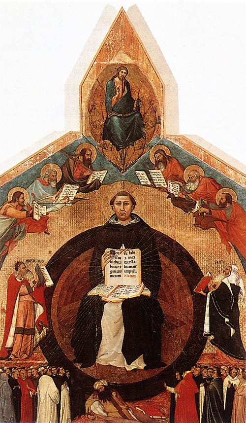 Triumph of Saint Thomas Aquinas, 1340, Lippo Memmi