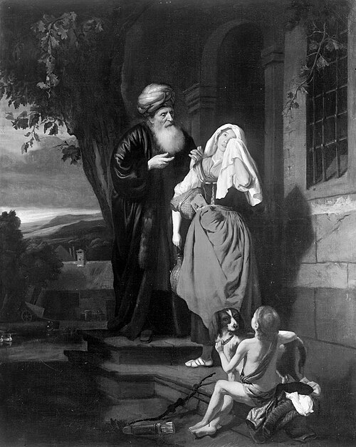 Rejection of Hagar, 1657, Nicolas Maes