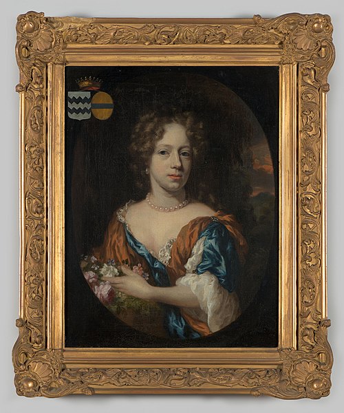 Portrait of a woman, possibly Susanna Geertruid van Bodeck tot Marwitz (1659-1741), 1687, Nicolas Maes