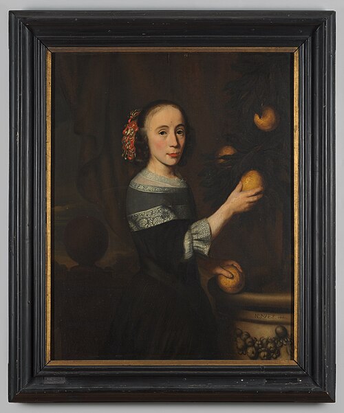 Portrait of Jacomina van de Graaff (1655-1734), 1660, Nicolas Maes