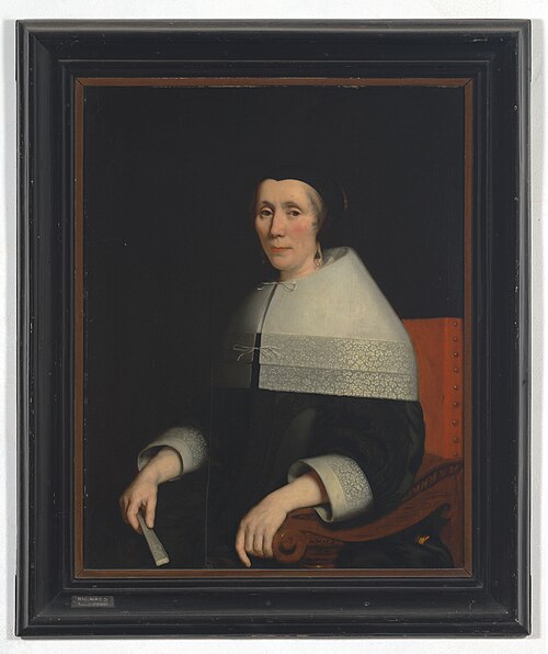 Portrait of Elisabeth van Druenen ( -1686), 1660, Nicolas Maes