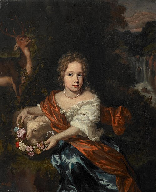 Portrait of an unknown girl, 1650, Nicolas Maes
