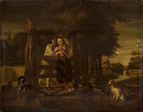 Lovers, 1659, Nicolas Maes